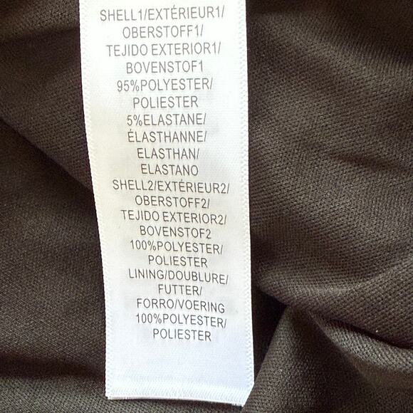 NWT ADRIANNA PAPELL 20W Plus Size Tie Neck Flounce Dress Soft Feminine Elegant - Picture 11 of 12